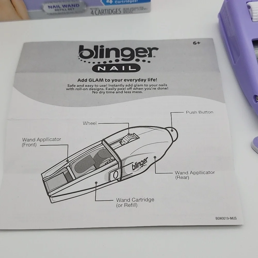 Blinger Nail Wand & Refill Pack 7 Piece Set